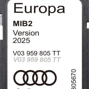 AUDI MMI 4G MIB2 APPLE CARPLAY & ANDROID AUTO ACTIVATIE PLUS NAVIGATIE KAART SD-KAART EUROPA 2026